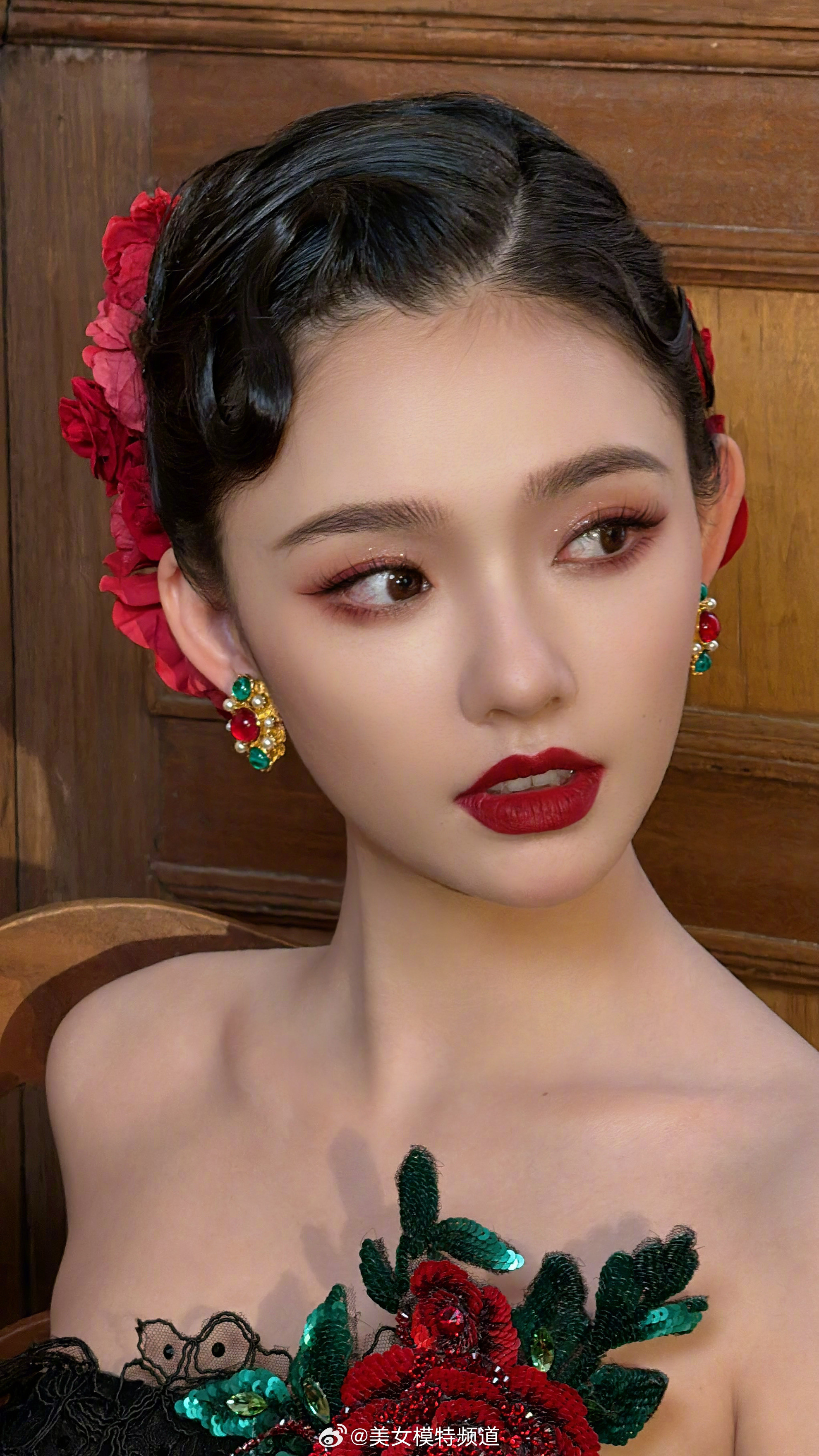 林允复古玫瑰美人​​​