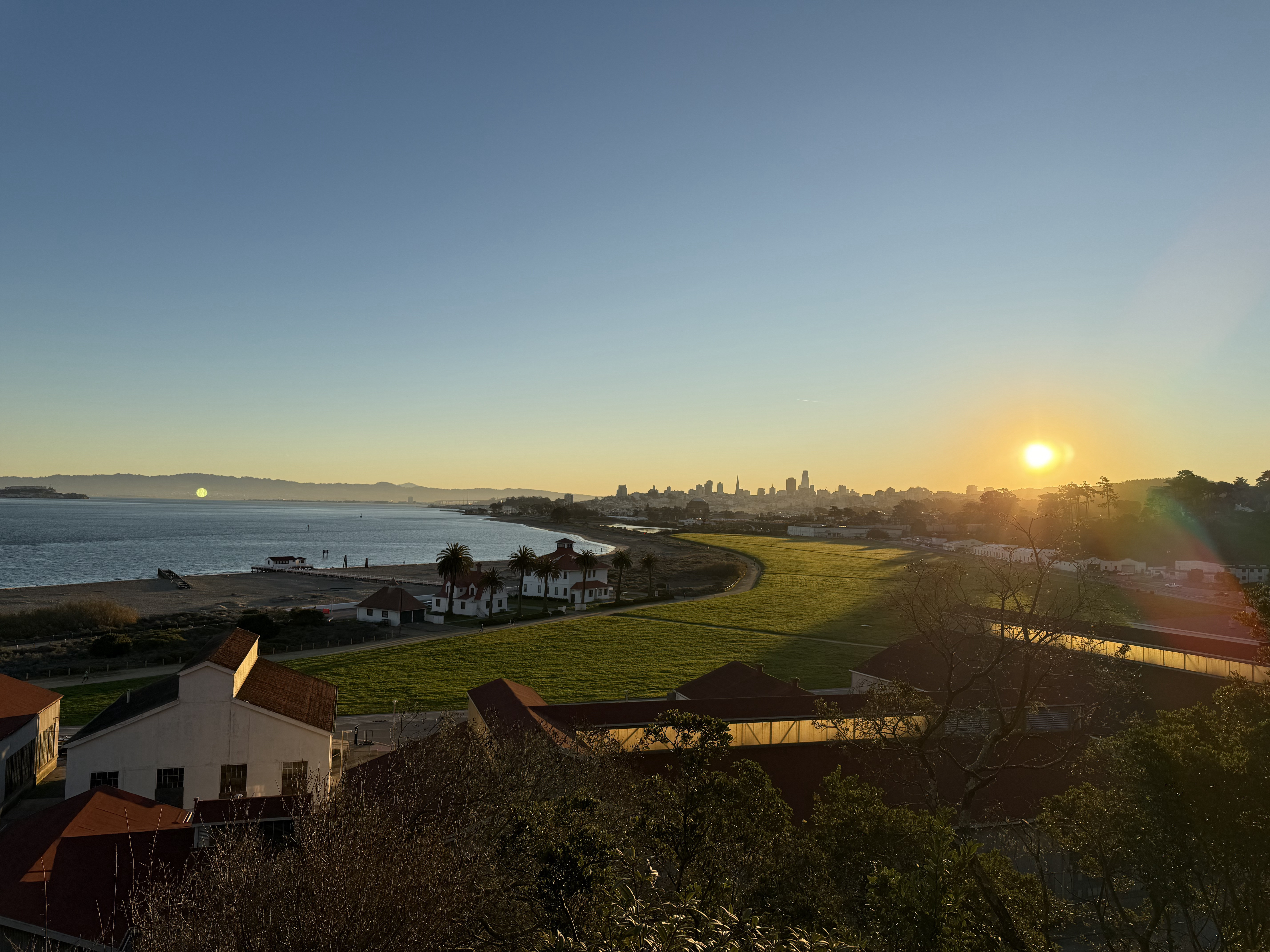 第一次来SanFrancisco🇺🇸早上看日出🌅