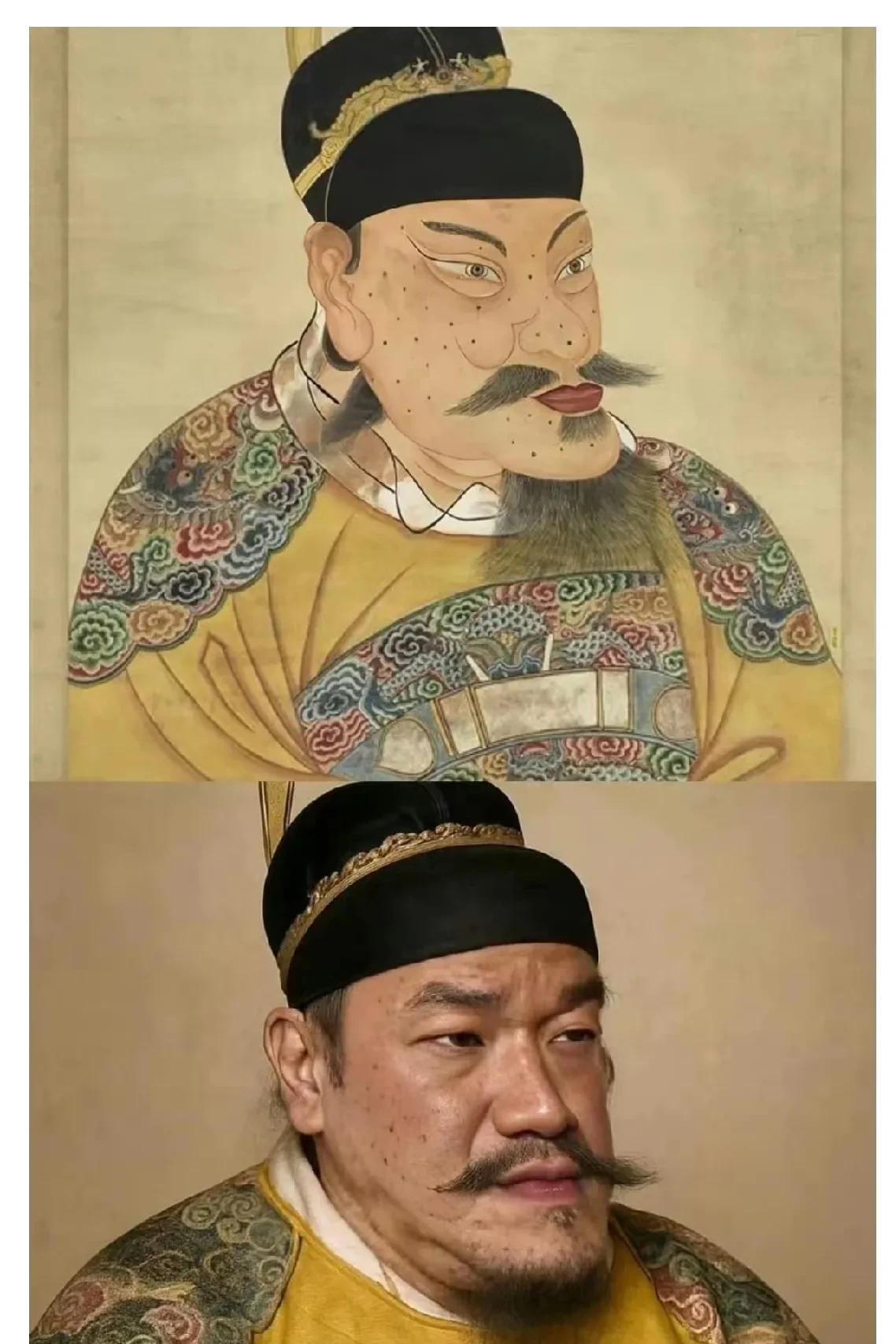 堂堂一国之君，朱元璋不可能这么难看吧？
