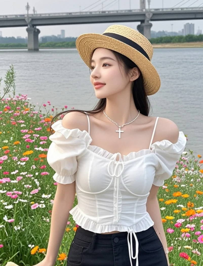 她笑起来的样子，像春天的阳光