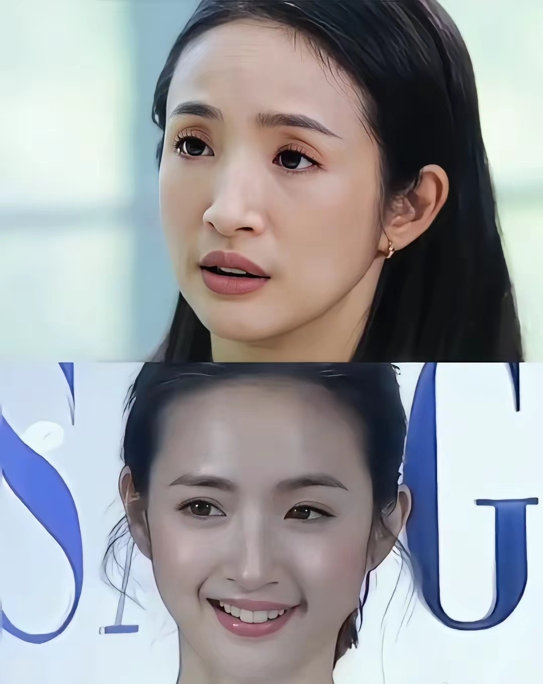 她的眉眼好直观。。。早期很灵动，为啥后面凹陷这么严重