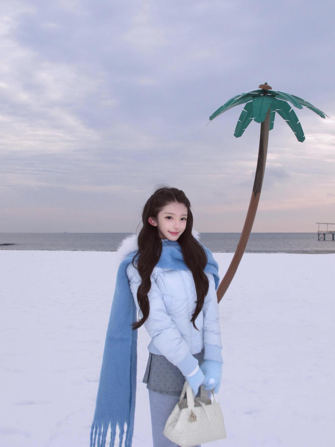 mood第一次看到了海边的雪🥹