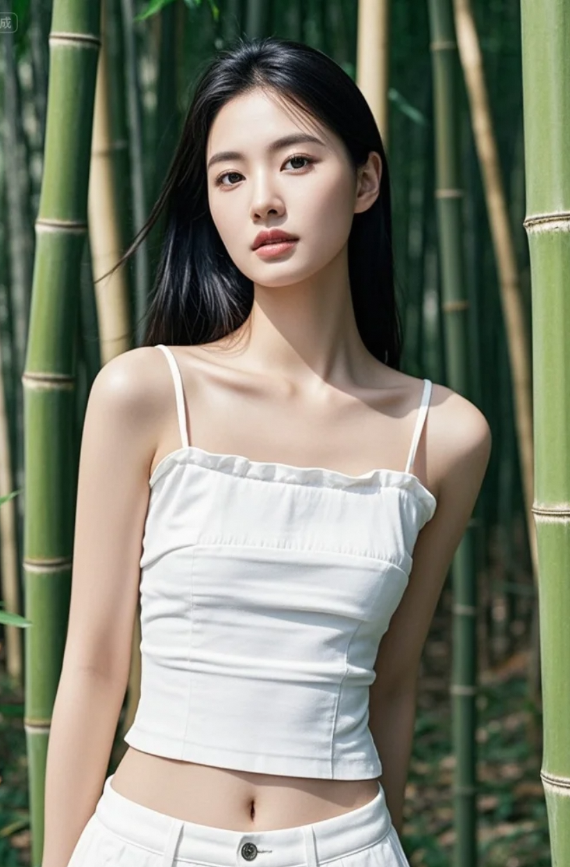 竹海深处，她如兰绽放，不争不喧，自有芬芳。