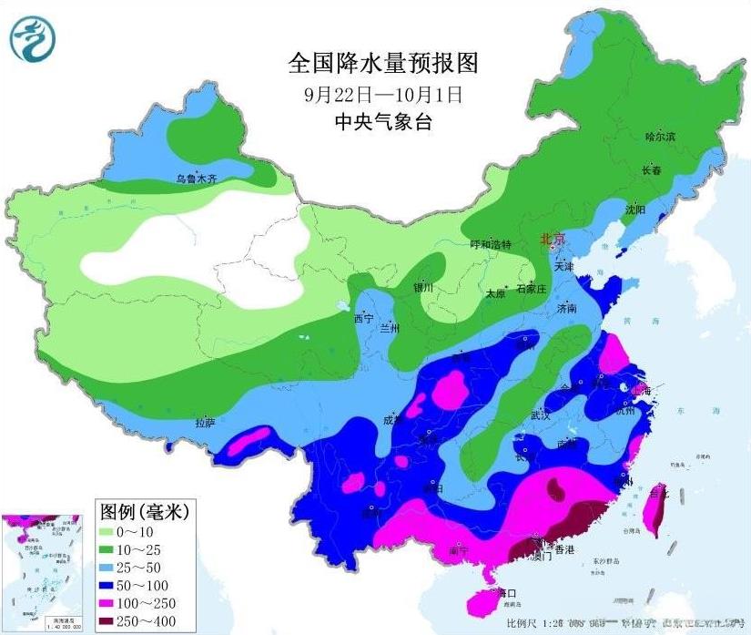 根据中央气象台预报，未来十天我国西南东部、华东华南大部雨水偏多，冷空气活动较为频