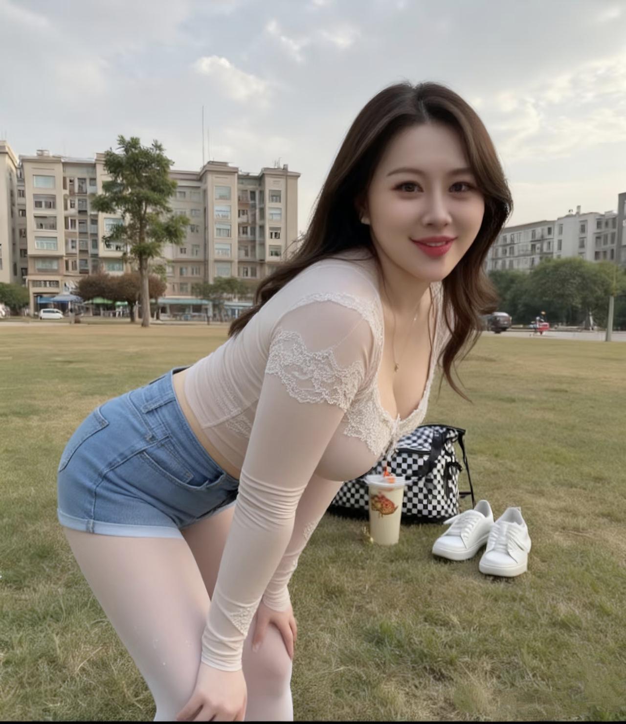 美图欣赏，看图写诗，情感解读《晴郊闲趣》七言绝句：浅草晴郊风日柔，闲