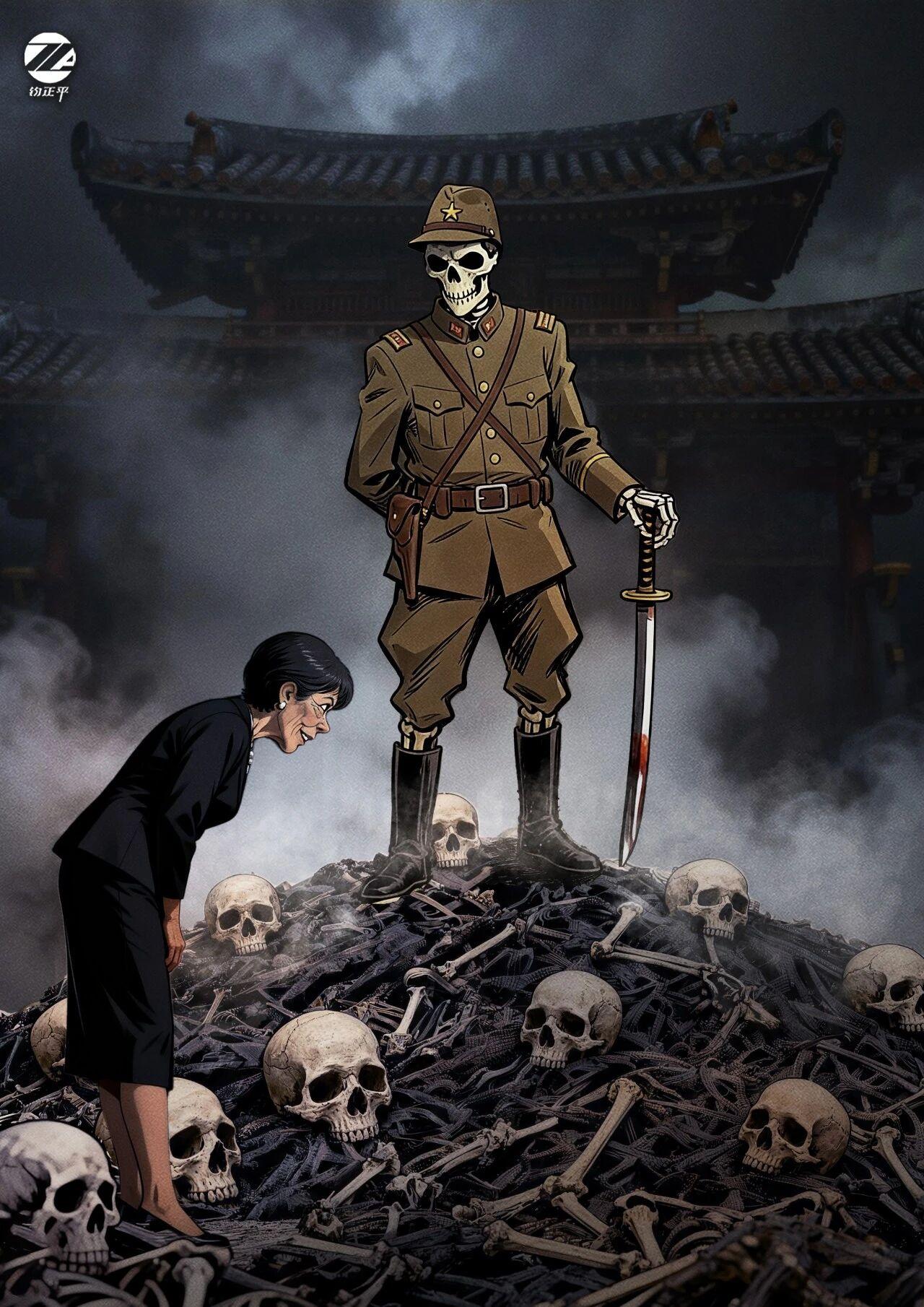 高市早苗冲绳“吊鬼”遭唾弃1945年6月23日，冲绳战役落幕，日军守将牛岛