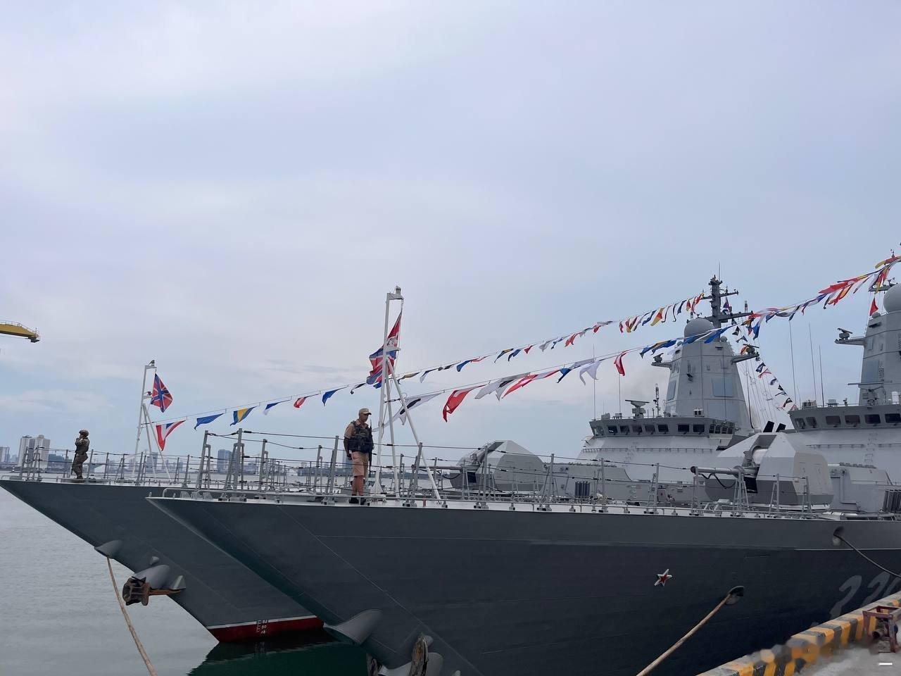 俄太平洋舰队守护级编队抵达越南岘港访问俄罗斯海军​​​