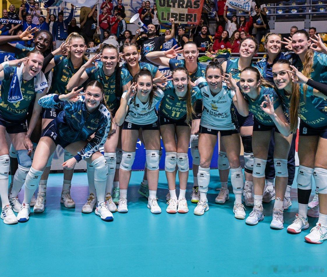 排球❌基耶里连续第二次输掉欧洲赛事决赛🏆2026年欧联杯决赛🇮🇹基耶里