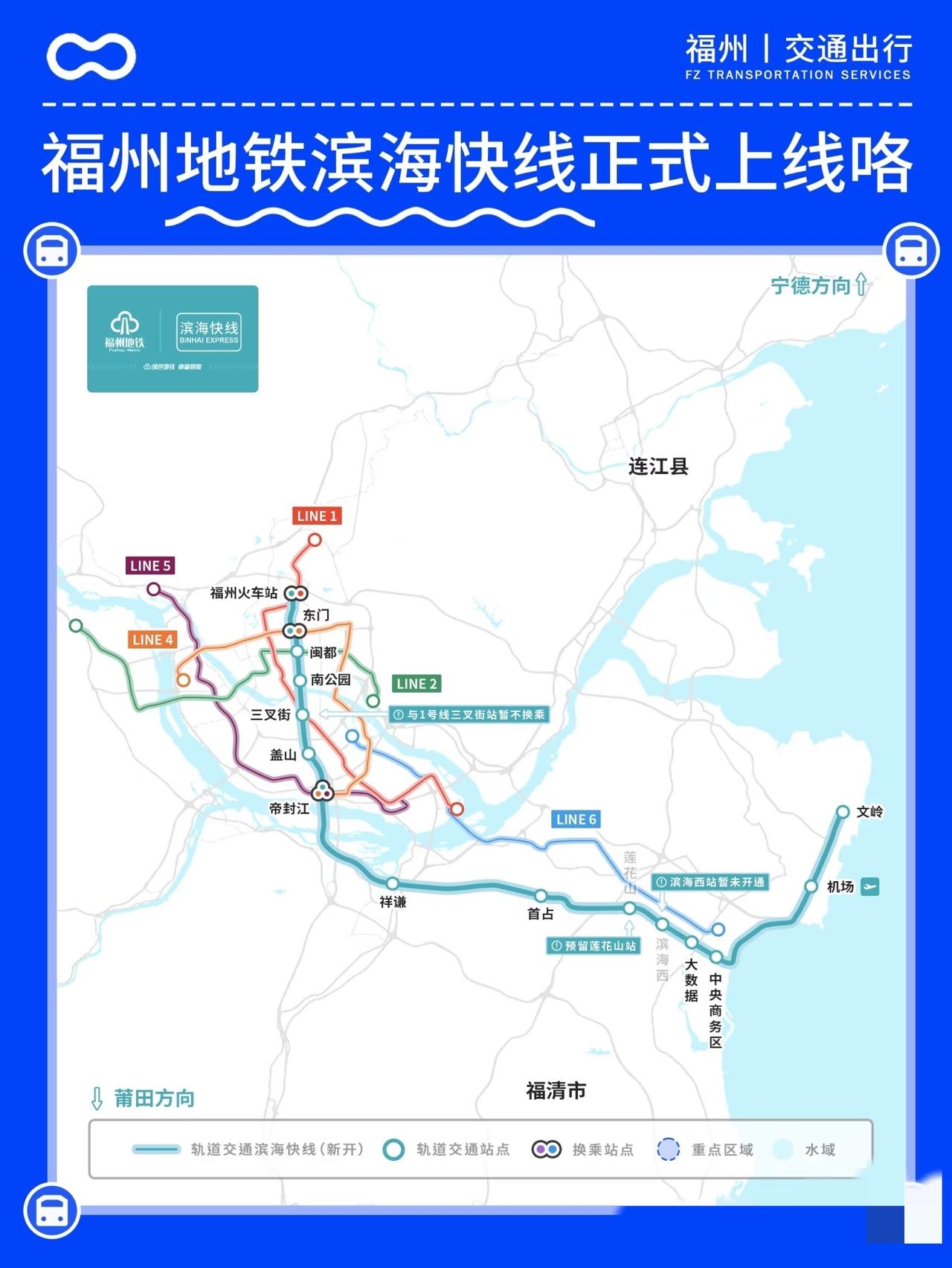 福州滨海快线正式开通！一睹为快🤩！！！福州人有福啦！2025年9月29日14
