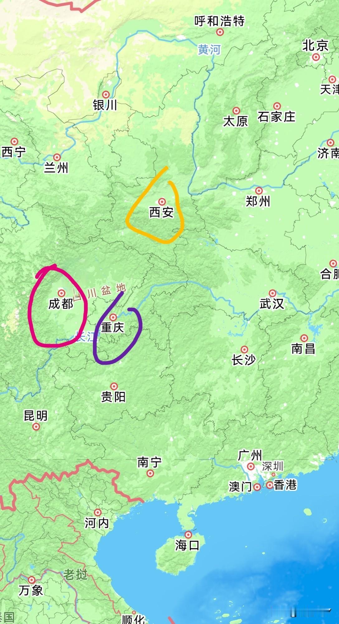 其实如果非要给中国的城市取一个西京的名字，那么成都应该是最合适的，但目前人们往往