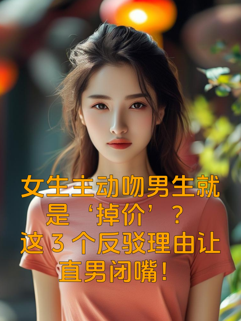 女生主动吻男生=掉价？3个硬核理由怼醒直男，第2点太戳心了！