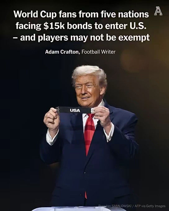 今年世界杯，会成为近几十年最失败的一届吗？据TA独家报道，美国推出“签证保证金试