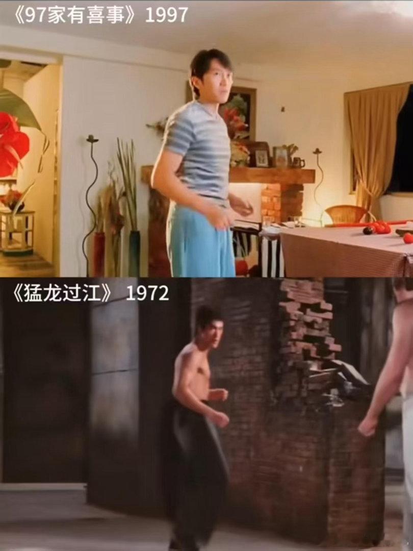 周星驰是李小龙铁粉的证据找到了他到现在还留着小时候攒钱买的第一张李小龙海报，哪