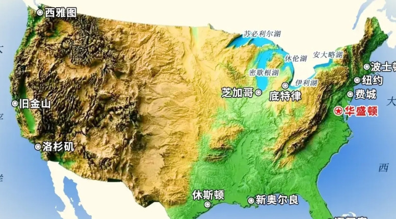 美国的遗憾：空有937万平方公里国土，却没有一座大型岛屿，大一点的岛屿又远离本土