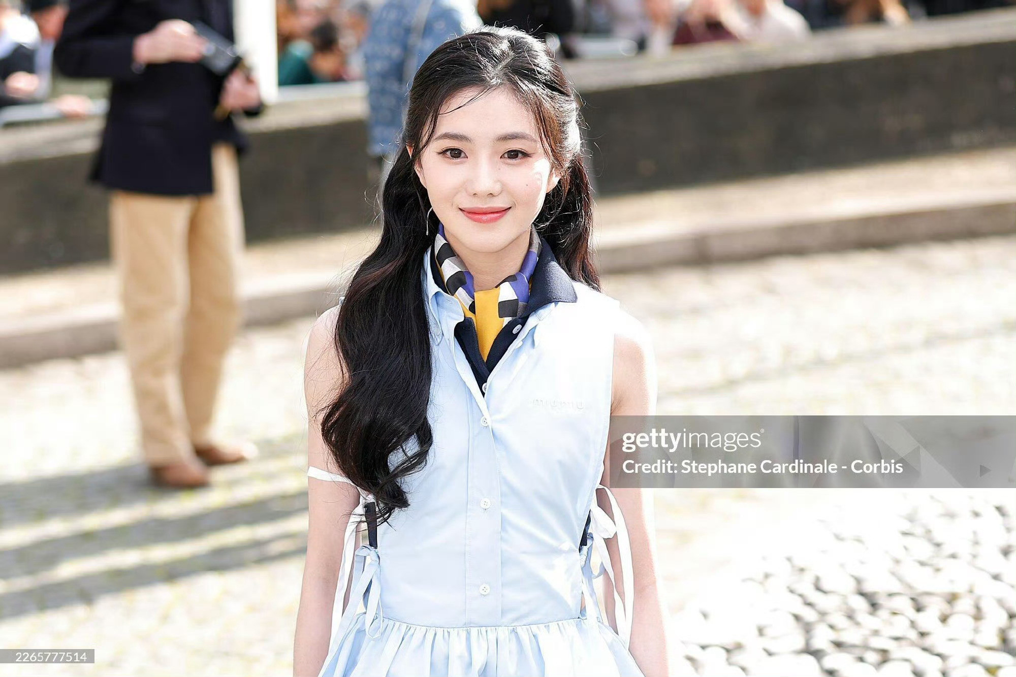 刘浩存巴黎时装周MiuMiu大秀G社生图