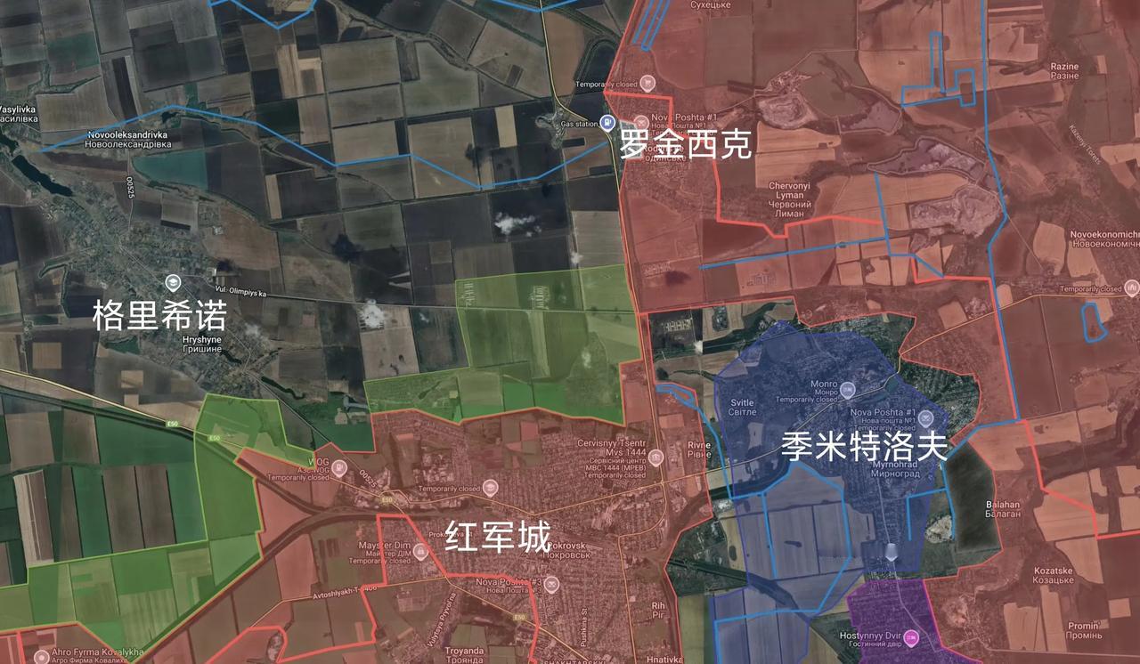 俄军在红军城与罗金西克之间向西推进，对季米特洛夫的包围圈已经密不透风，季米特洛夫