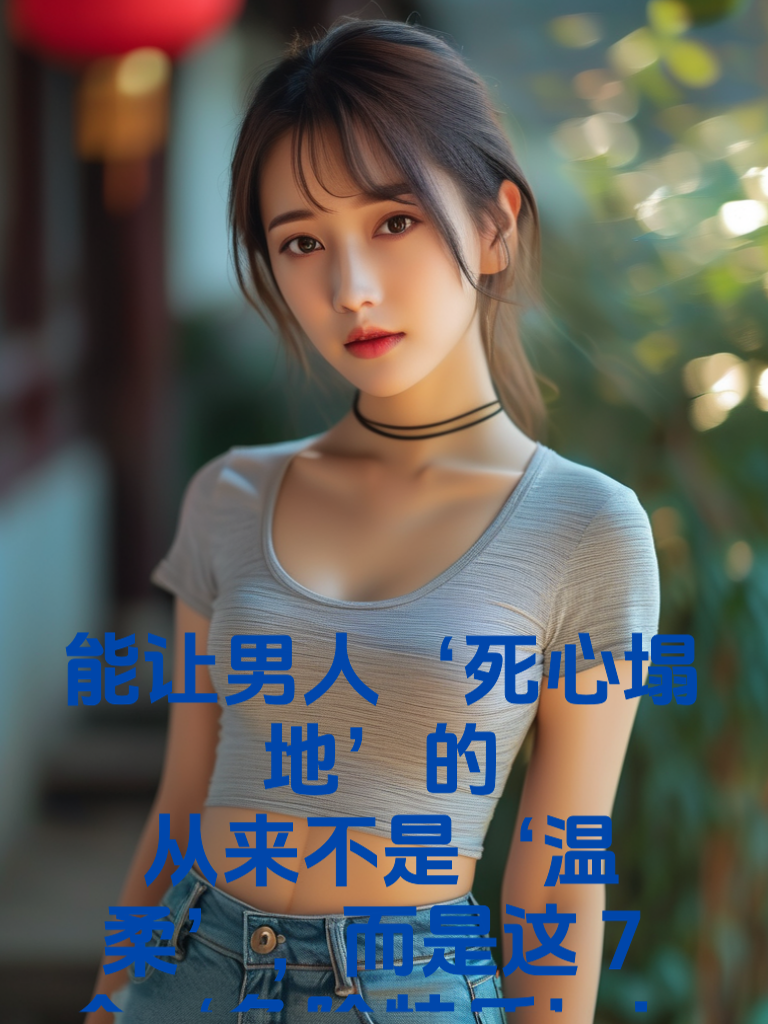 能让男人‘死心塌地’的，从来不是‘温柔’，而是这7个‘危险特质’！