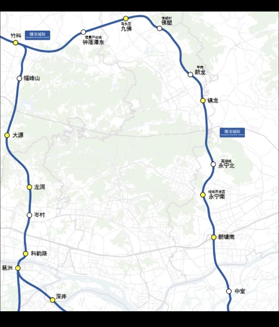 东莞西联络线建好以后广东城际番禺-深圳机场VS广州铁路广州南-深圳北[笑着哭]