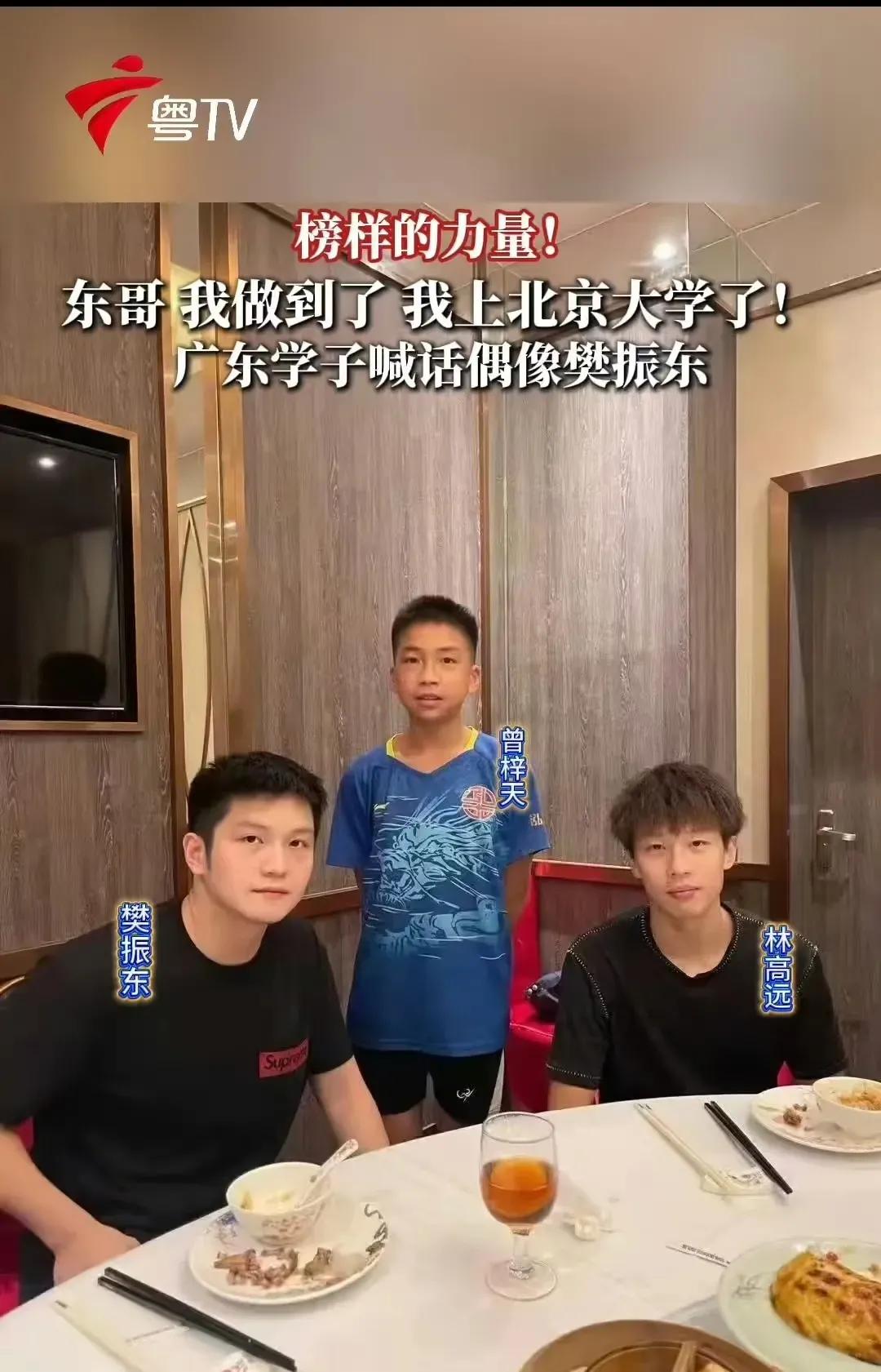 樊振东这下要哭了，不是因为他比赛输给了谁，而是因为跟他合影过的男孩，今年高考