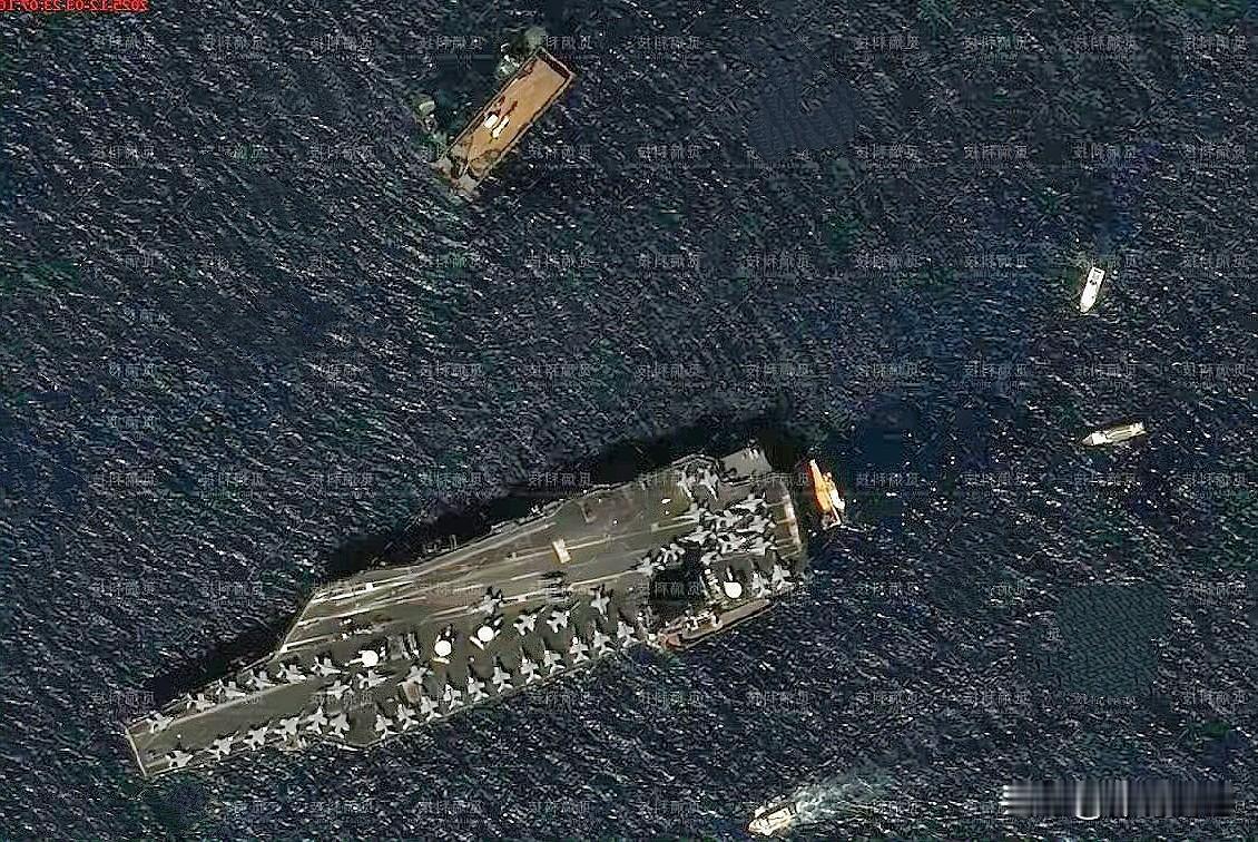 中国商业卫星“吉林一号”最近做了一件让全球瞩目的事：它拍下了美国最先进的“福特号