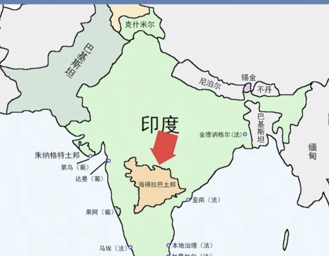 俄罗斯之后，另一个疯狂扩张领土的国家：印度。1947年印度刚独立不久，立刻进行