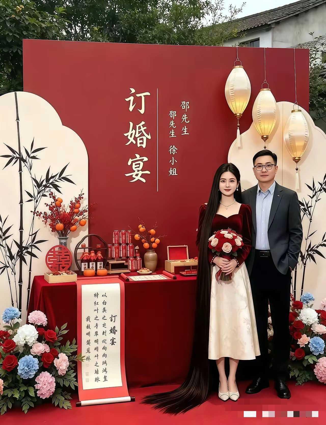 不得不说，这样的订婚以后越来越多了！