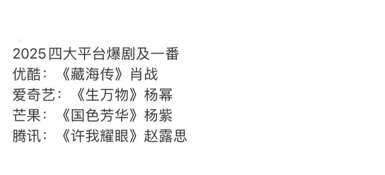 现在长剧还真得靠大流量了得扛得起冷大盘