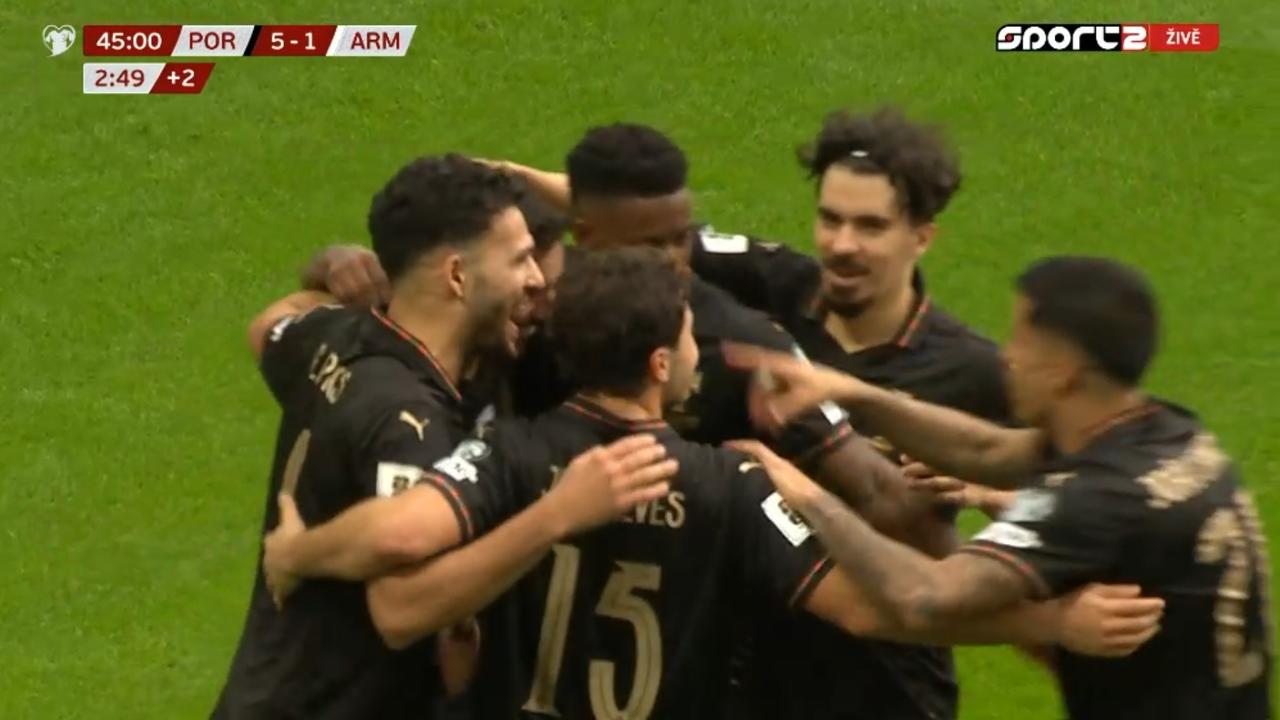 看完葡萄牙5-1亚美尼亚这个上半场！你不得不承认没有C罗的葡萄牙进攻确实流畅多了