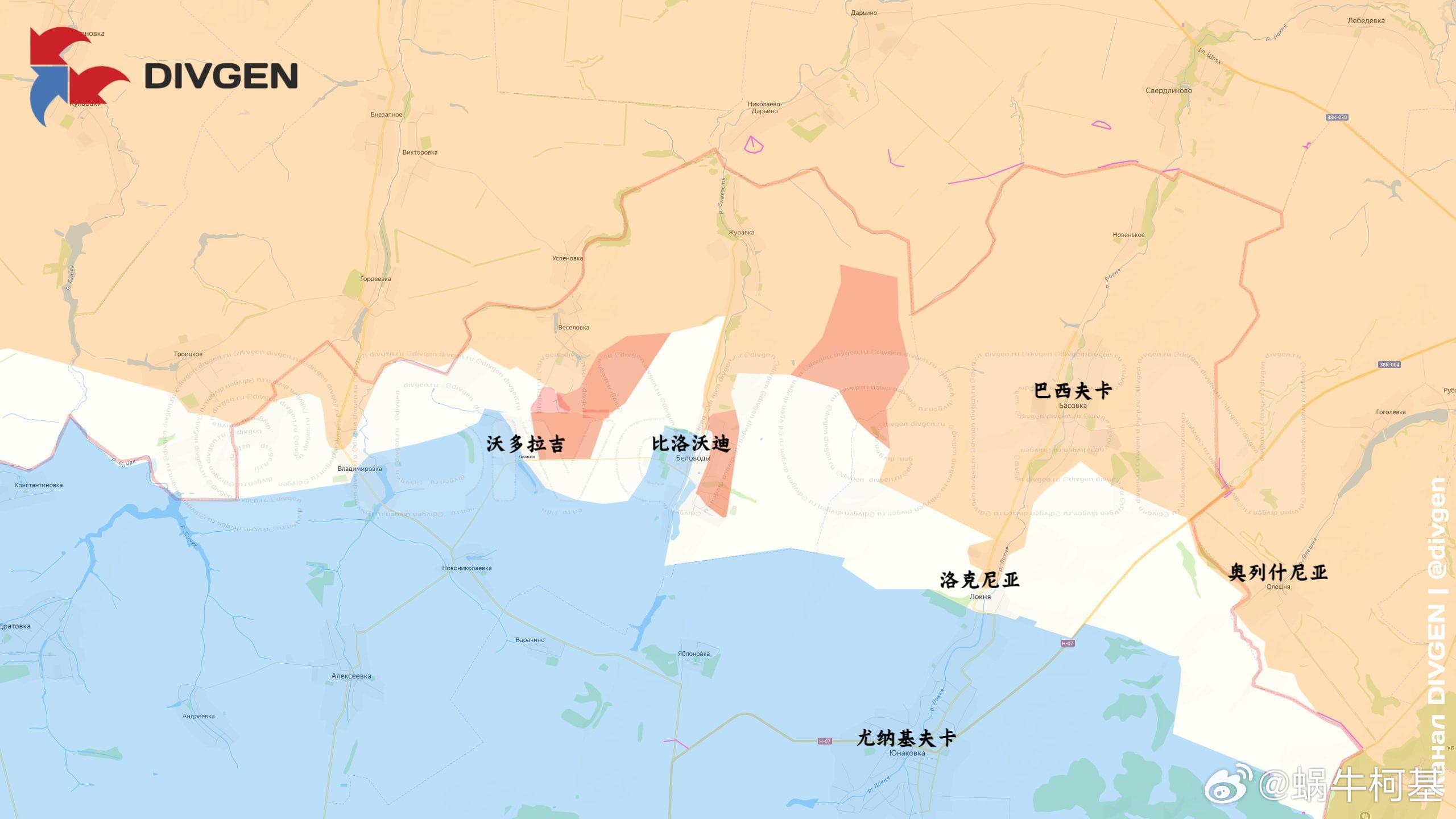 苏梅这边俄军冲进了沃多拉吉来源：DIVGEN🚩КартаСВО普京提议1