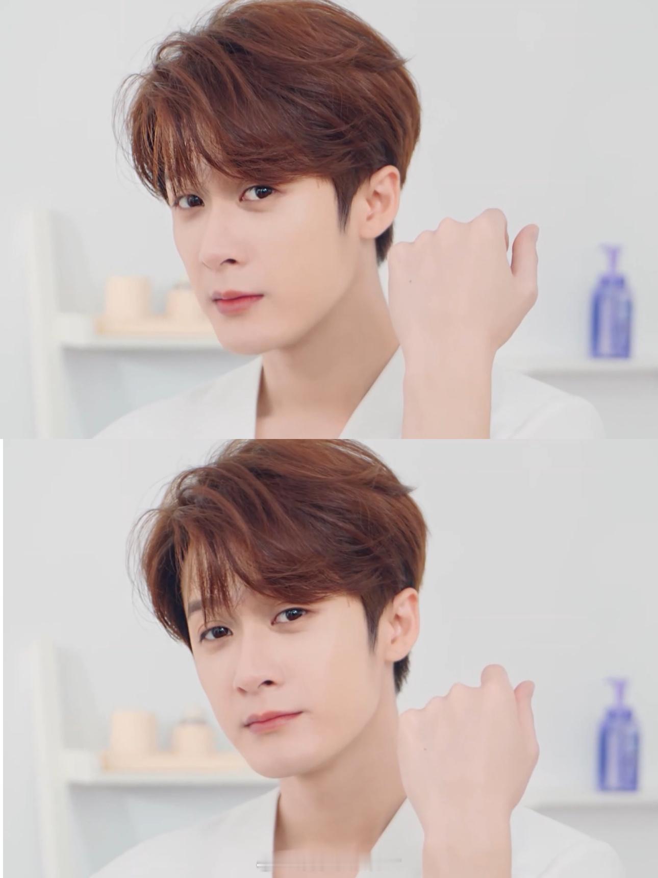 檀健次的灵感空间是浴室纯白居家造型太绝了！原来男神的灵感爆发地藏在浴室～连轴