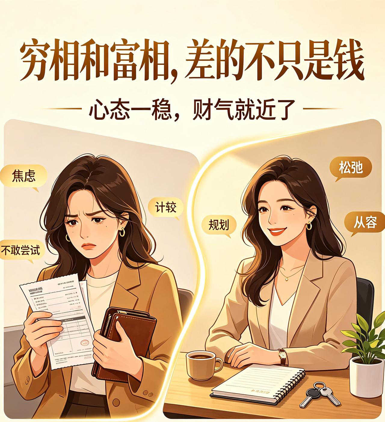 女人有没有钱，不用看穿搭，看身上这股气场就懂！平时观察身边女