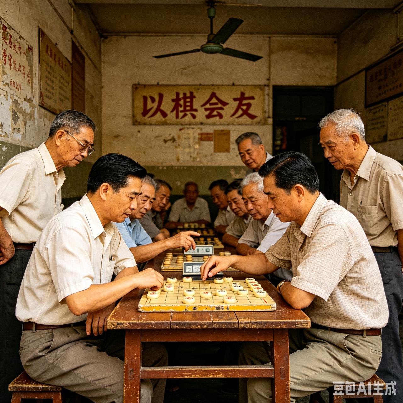 我那小区附近有一个象棋协会，棋协的茶老板是与我同住一个小区。有一次她对我讲，当老
