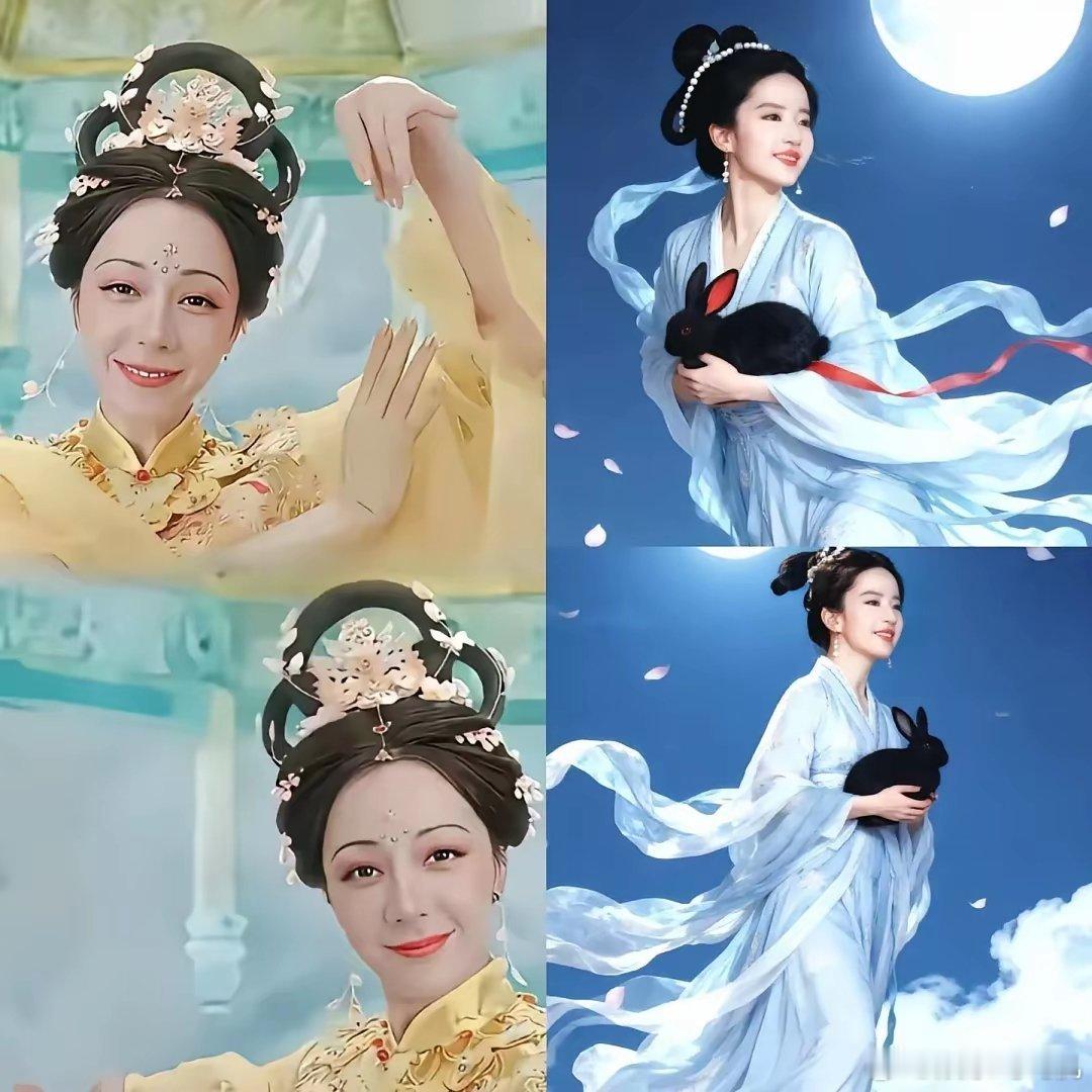 迪丽热巴这会儿，估计肠子都悔青了，​​　　不是她演的婷娥不好，而是扮相太过精细了