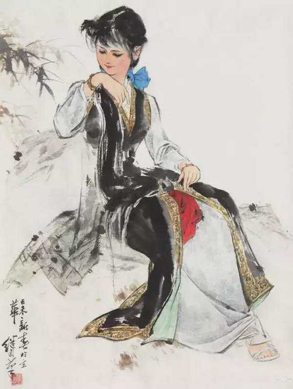 刘继卣是近现代中国画家中少有的工笔白描、重彩、小写意、大写意俱能的画家，题材非常