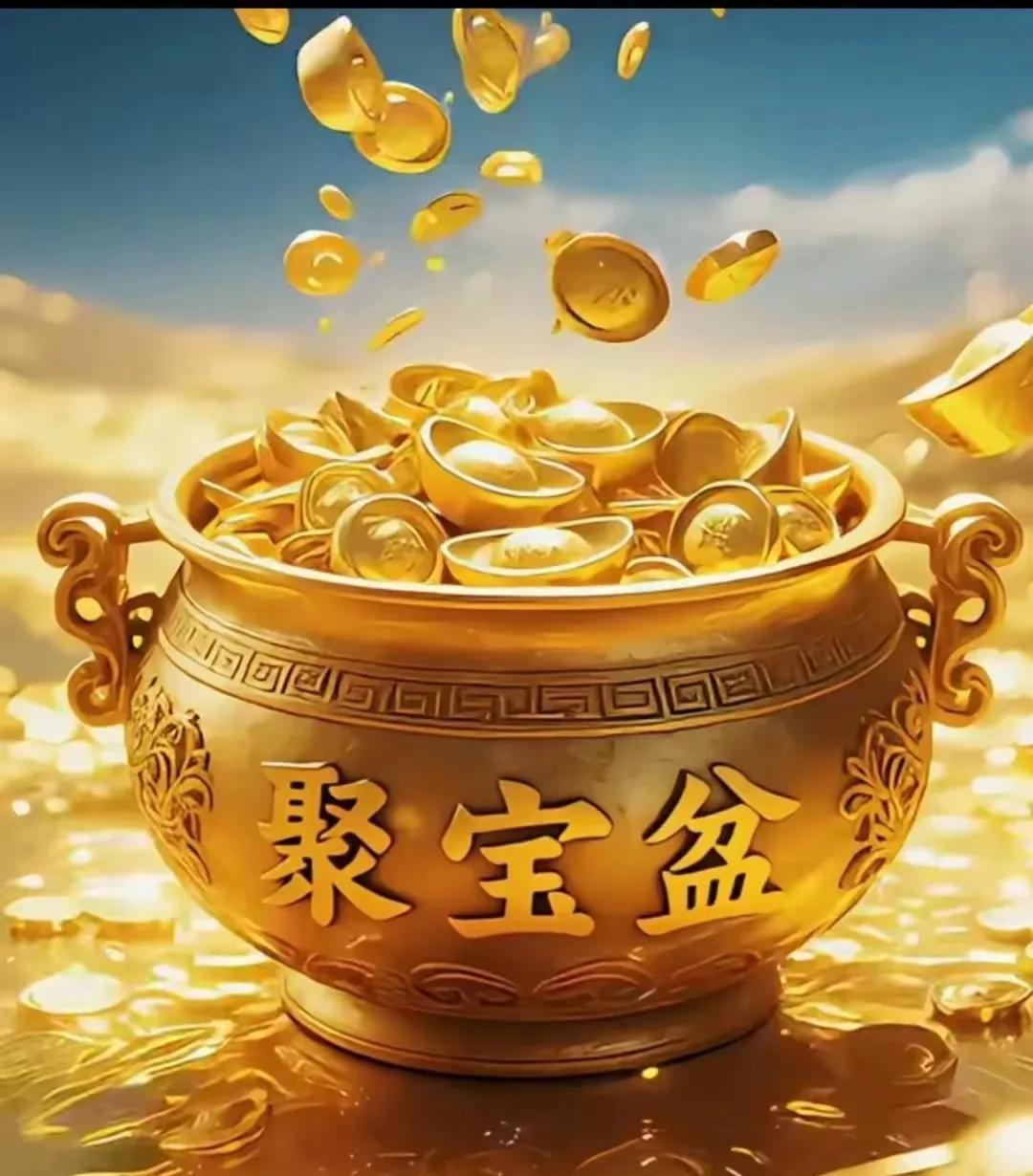 送你一个聚宝盆财源滚滚进家门