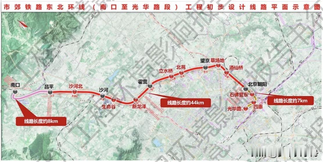 好消息！正式确定！北京市郊铁路东北环线工程正式启动，59公里线路将重塑首都通勤