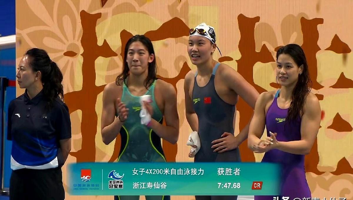 亚运会上留给日本女子游泳夺金的项目，少得可怜。咱们的姑娘们一下水就直奔终点，把