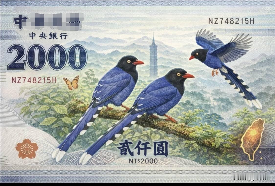 🔻新版新台币已经没有孙中山和蒋介石画像了。🔻台湾目前并没有大量伪钞问题，