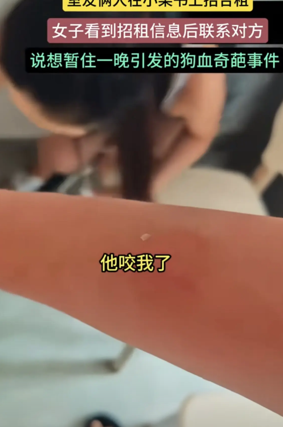 上海两男生在小某书上招合租，一女生看到招租信息后主动联系并表示想要租房。男生开始