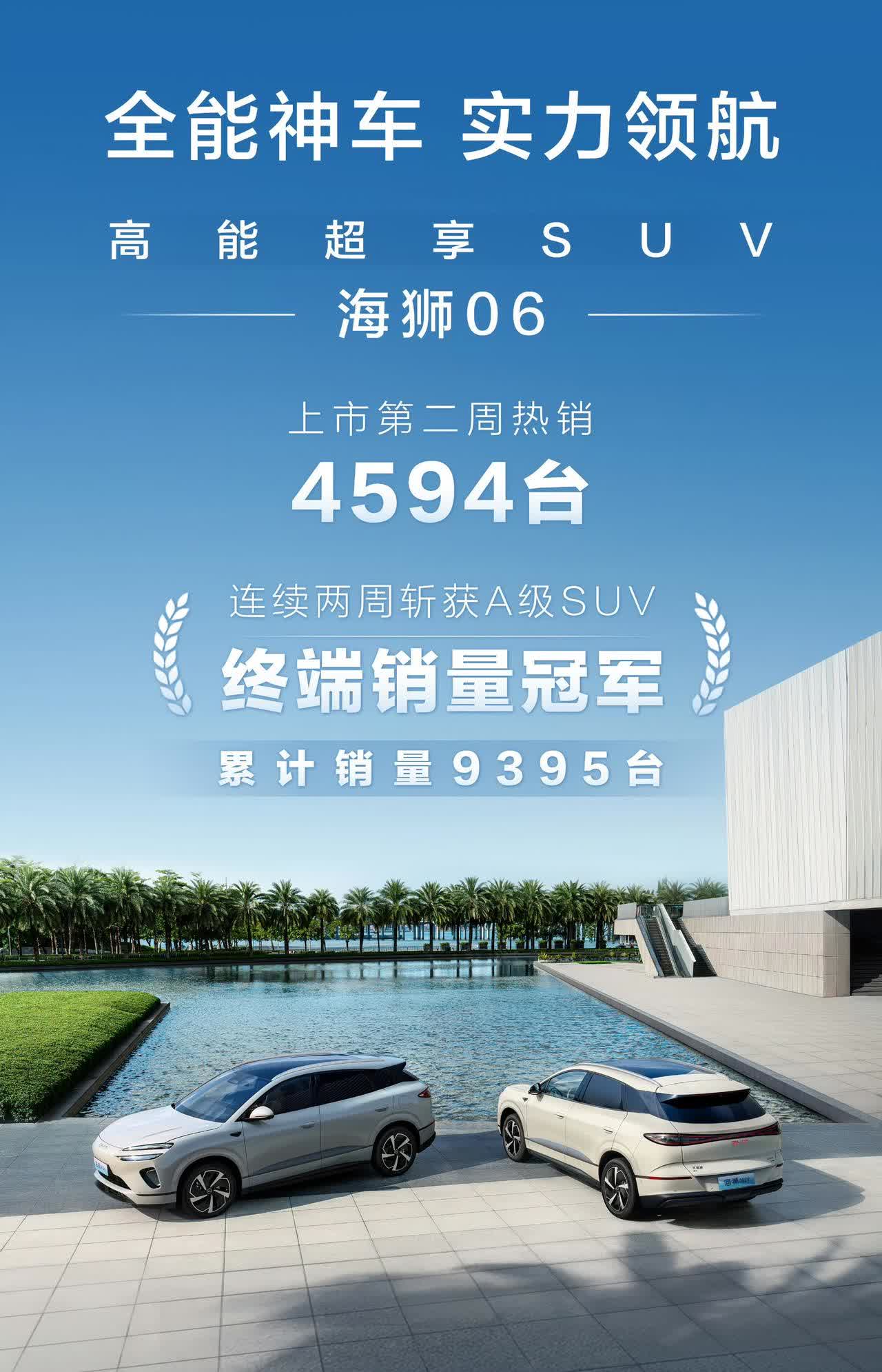比亚迪今年最成功的车型应该是海狮06莫属了吧？上市两个完整周，连续交付突破450
