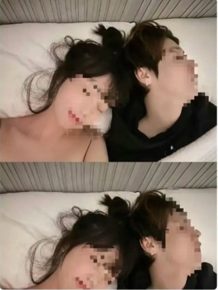 iamroosie鹿晗就事论事说，这图疑点至少有两个疑点:1:经常睡觉的男人都