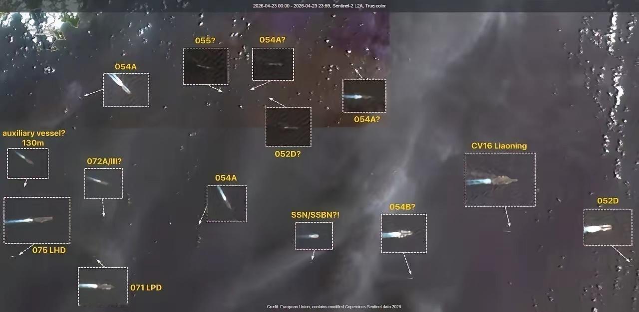 东大在南海集结航母/两栖特混编队，14艘舰艇规模超“隔壁”7国军演！这事儿看