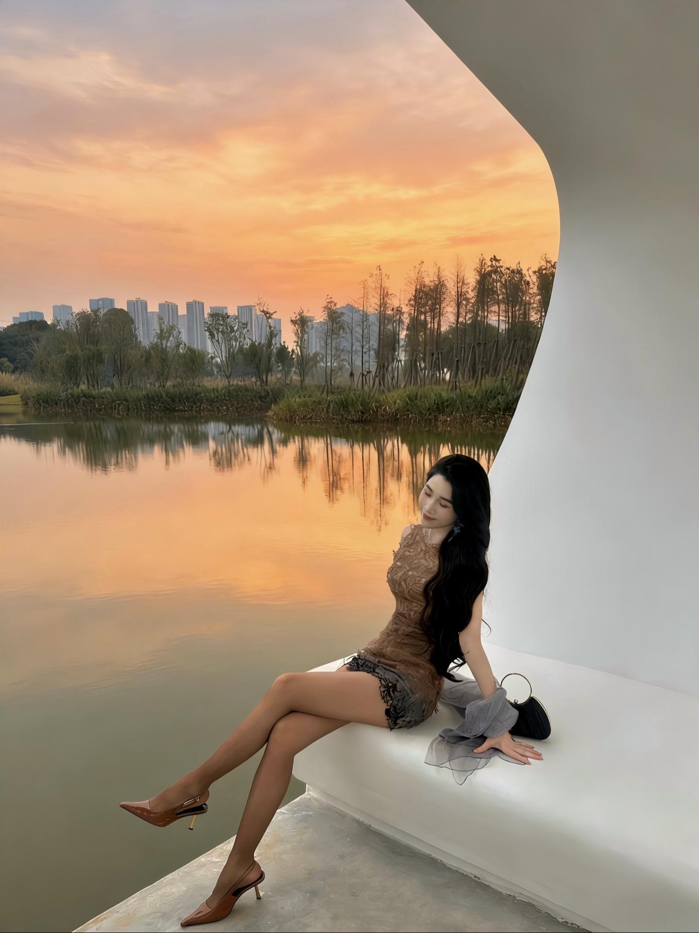 夕阳的浪漫🧡🧡。