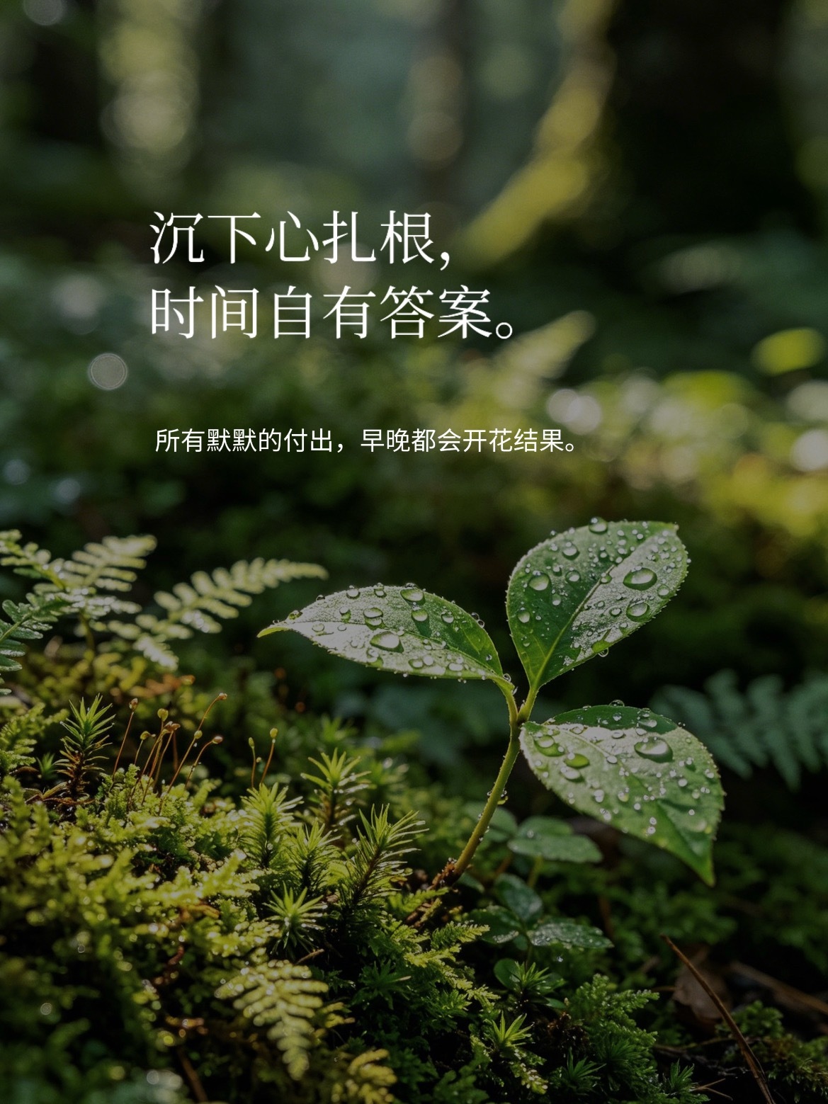 不必向任何人解释自己，懂你的人，自然不必多言。-努力的意义在于，当好运来临时，