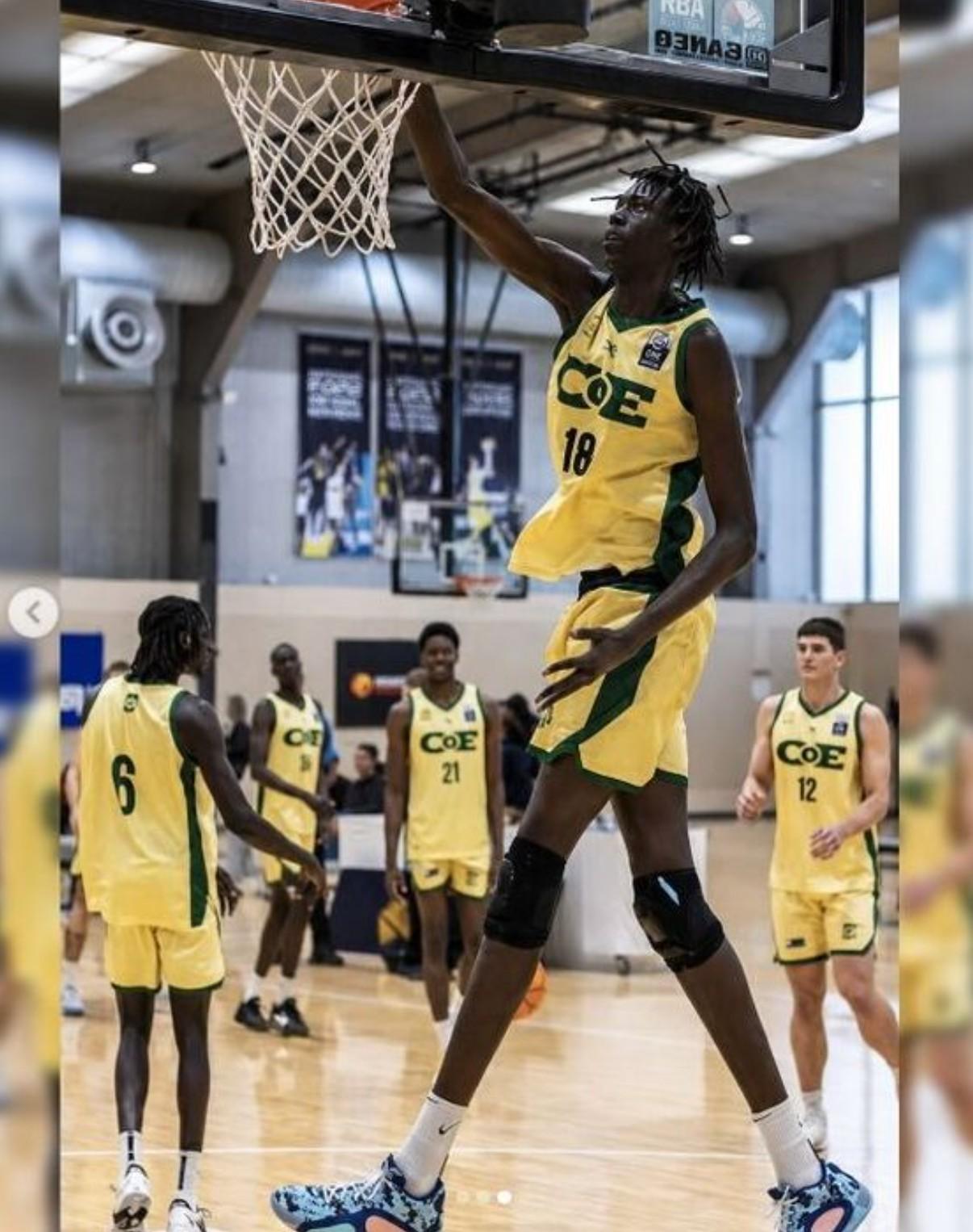【不用起跳“原地就能扣篮”！身高229厘米的篮球“怪人”引爆NBA体坛。】8