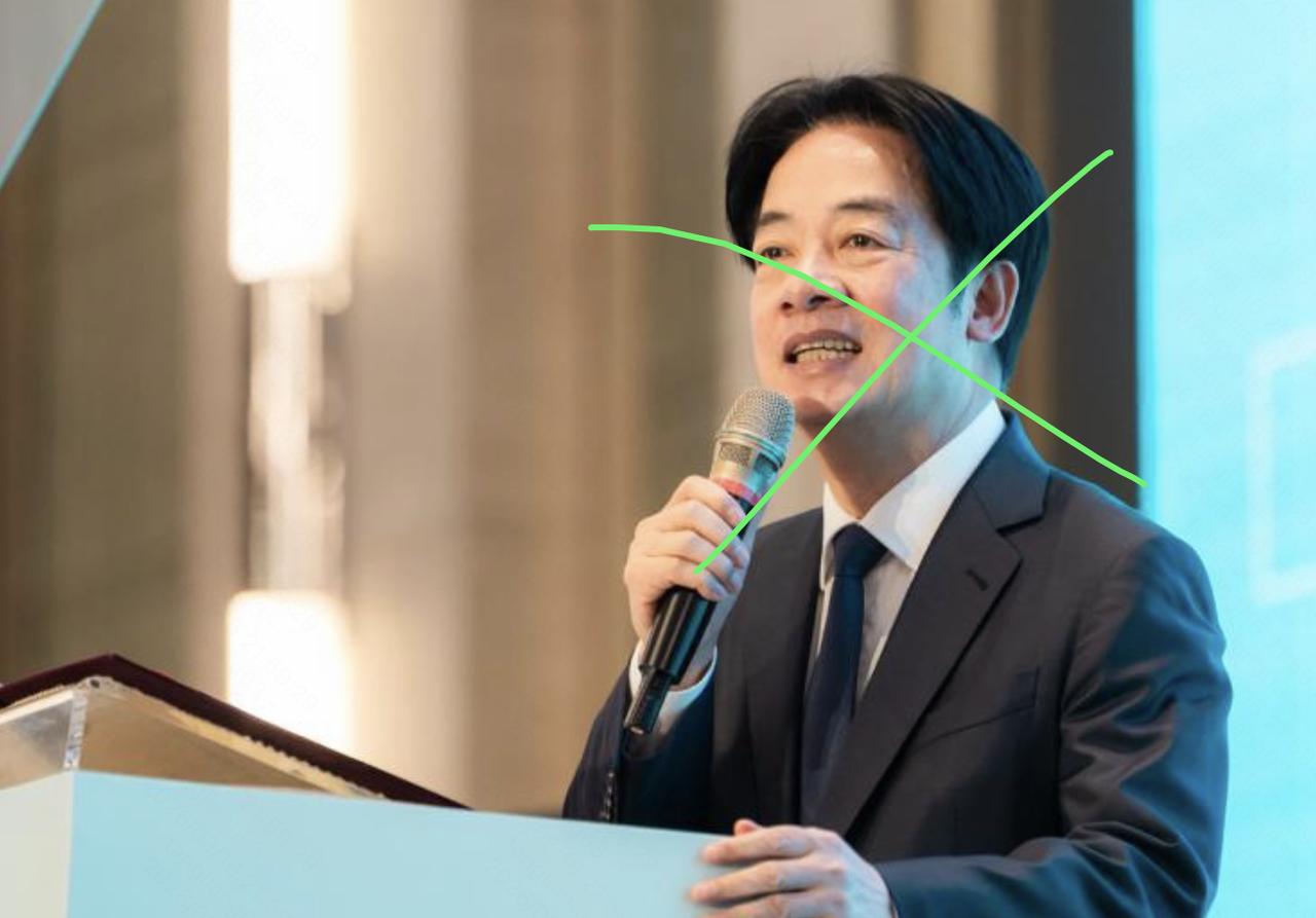 民进党当局头目、败类赖清德3月16日妄称“15年前台湾（省）对外投资83.8%投