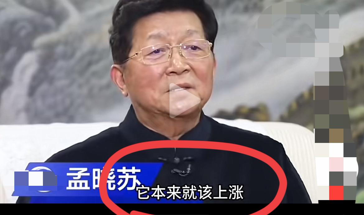 孟晓苏谈房地产！孟总被誉为中国房地产之父，原中房集团董事长，房改组组长，著名经