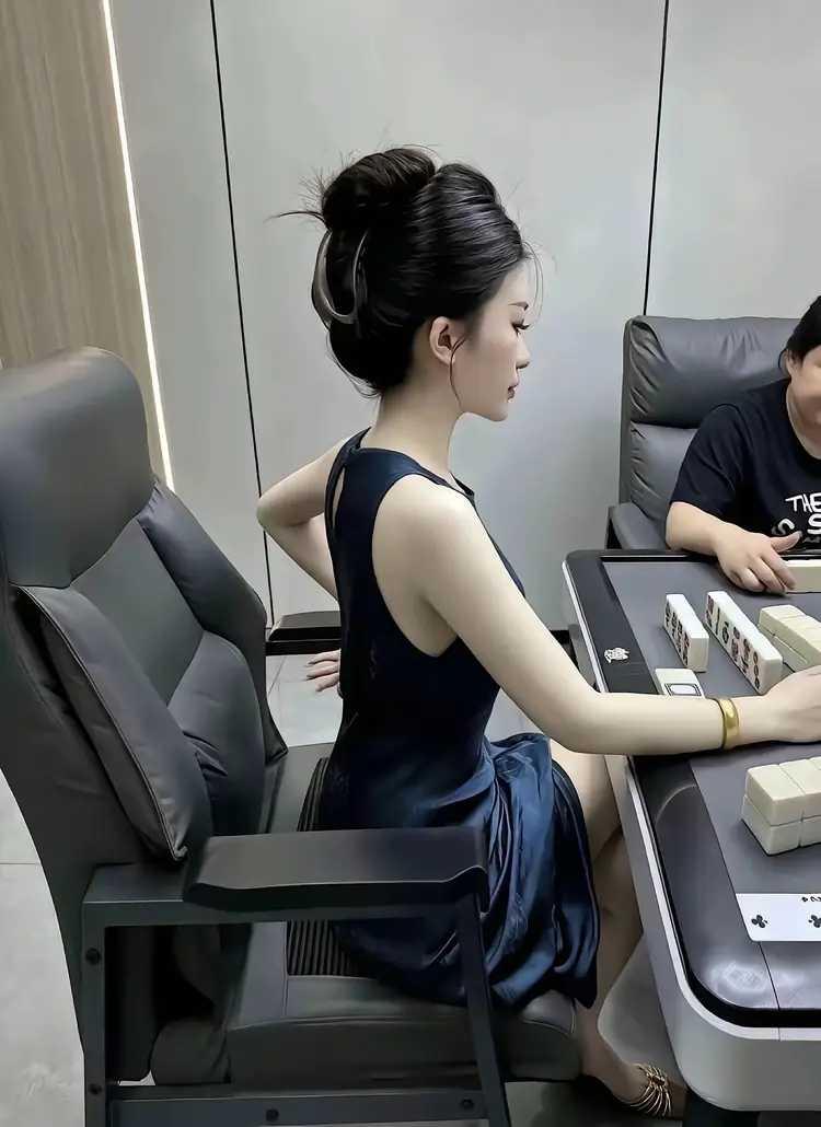 男子打麻将，打了6场连输了6场！其实他打牌水平不差，若是和别的人打，他保准赢了。