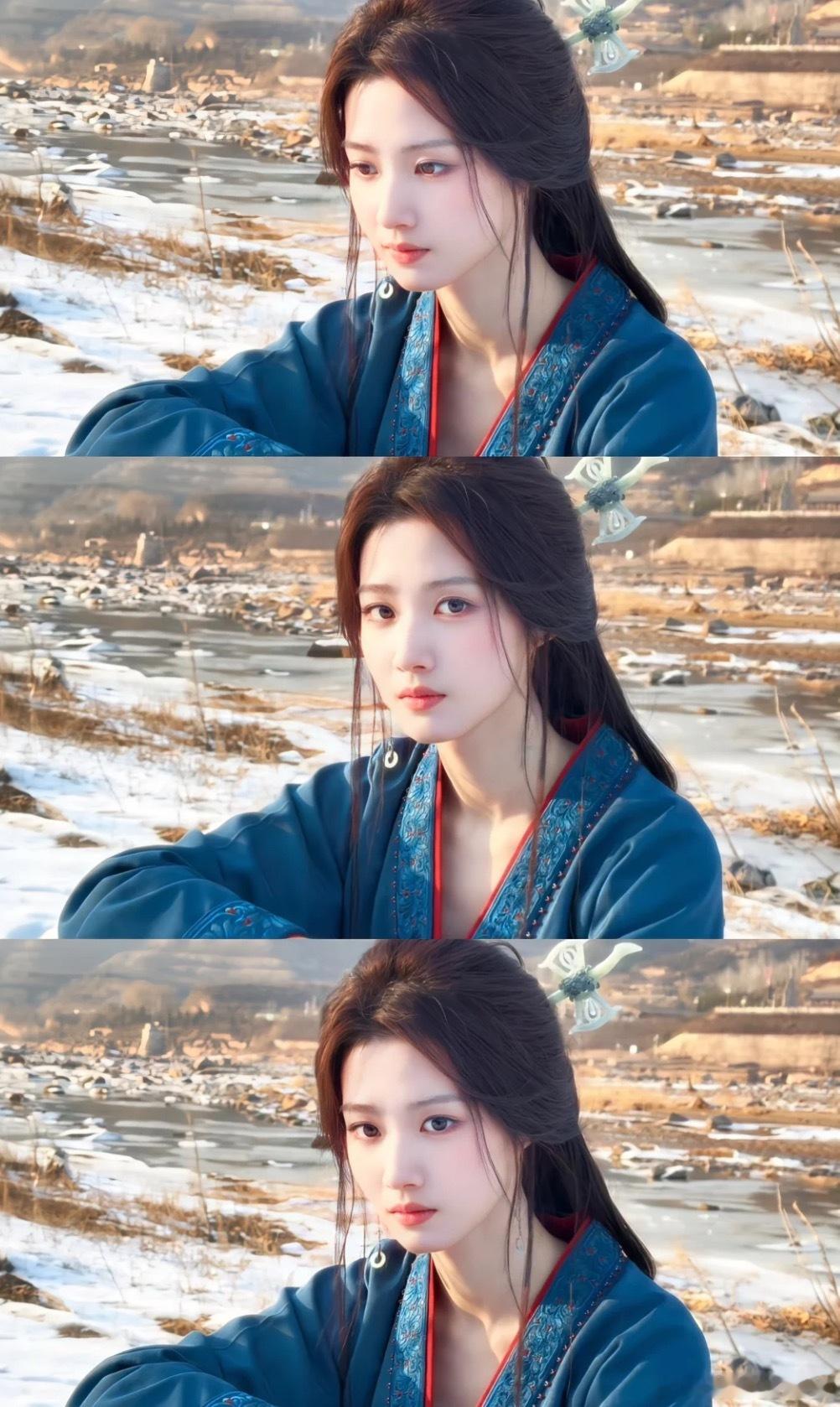 何不同舟渡就按这个妆造来！上官浅的感觉，跪求了