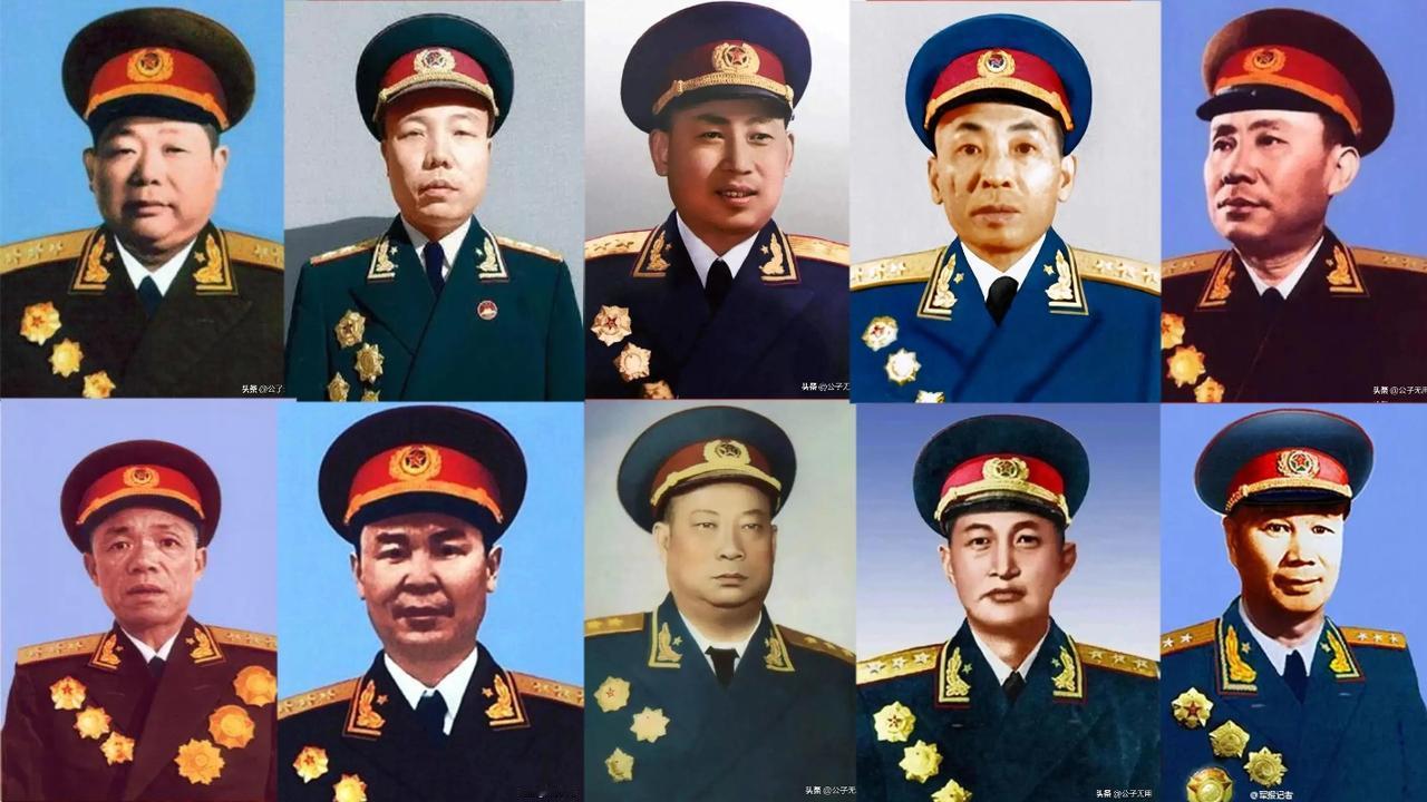 1955年大授衔，最年轻的十位开国上将都有谁？榜首年龄不到40岁！当时都担任什么